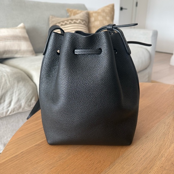 Mansur Gavriel Black Leather Mini Bucket Bag (NWOT) - Picture 4 of 8